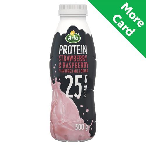 Arla Protein Strawberry & Raspberry Milk Shake 