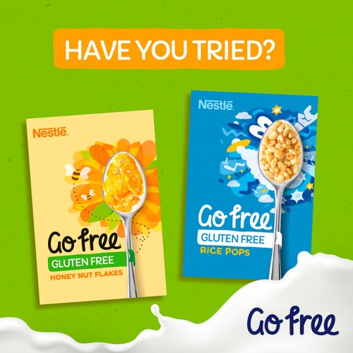 Nestle Go Free Gluten Free Cornflakes Cereal 375g
