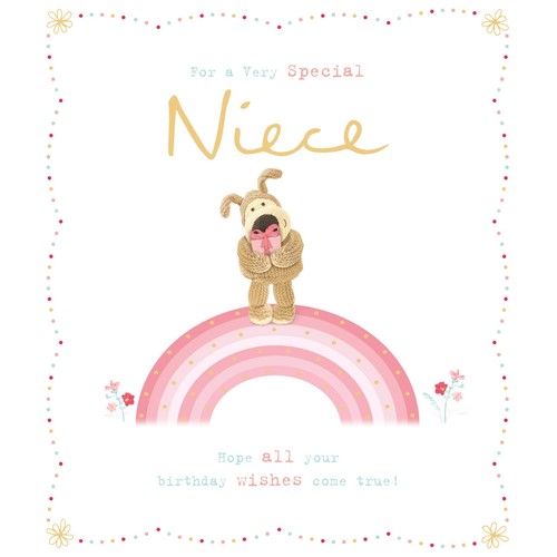 Morrisons For a Very Special Niece Boofle Birthday Card