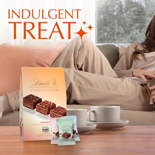 Lindt Choco Wafer Assorted Chocolate Sharing Box 138g