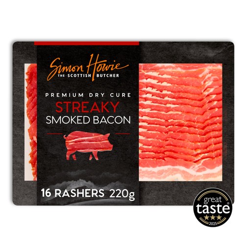 Simon Howie Dry Cure Smoked Streaky Bacon