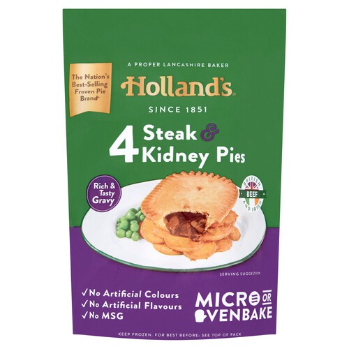 Holland's Steak & Kidney Pies