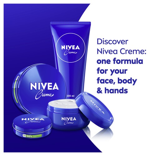 NIVEA Creme Moisturiser Cream For Face Hands and Body