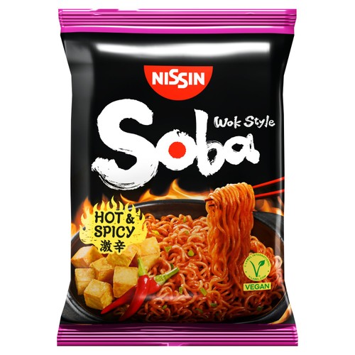 Nissin Soba Bag Hot & Spicy 