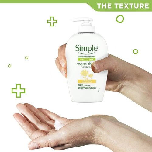 Simple Moisturising Hand Wash With Chamomile Oil  250ml