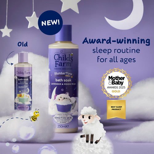 Childs Farm Slumbertime Bath Soak Lavender & Moon Milk
