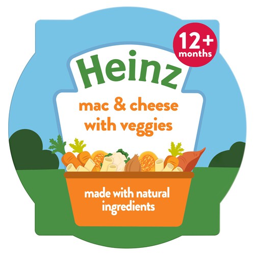 Heinz Macaroni Cheese And Vegetable Baby Food Tray 