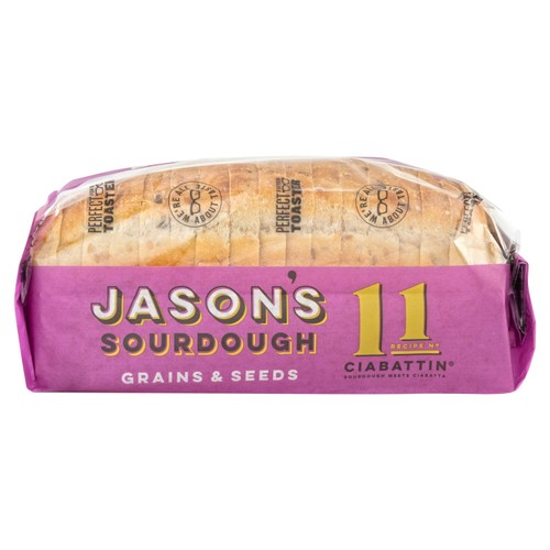 Jason's XL Grains And Seeds Ciabattin Sourdough