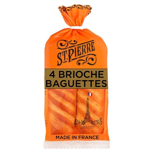 St Pierre 4 Brioche Baguettes