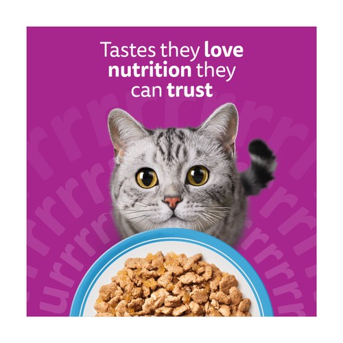 Whiskas 1+ Fish Favourites Adult Wet Cat Food Pouches in Jelly