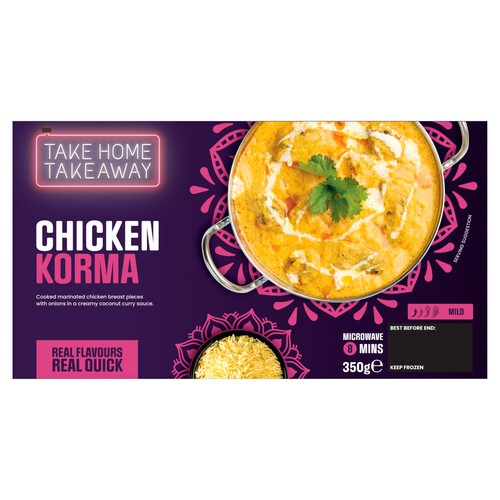 Take Home Takeaway Indian Takeaway Chicken Korma 