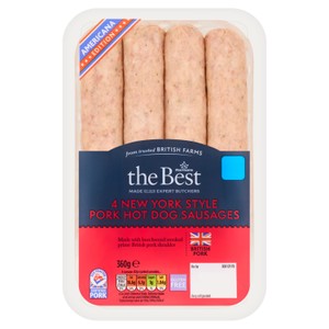 Morrisons The Best New York Style Smokey Hot Dogs 360g
