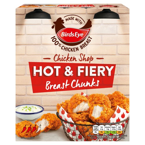 Birds Eye Chicken Shop Hot & Fiery Chicken Breast Chunks