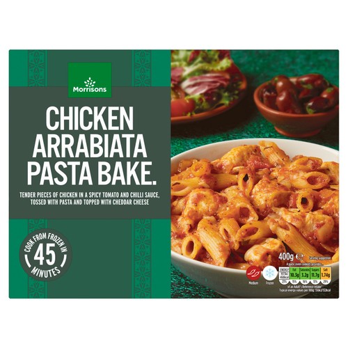 Morrisons Chicken Arrabiata & Tomato Pasta Bake 