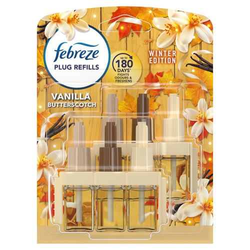 Febreze 3Volution Air Freshener Vanilla Cookie Plug In Refills Twin Pack 