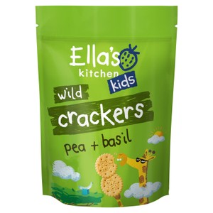Ella's Kitchen Organic Pea & Basil Cracker 100G