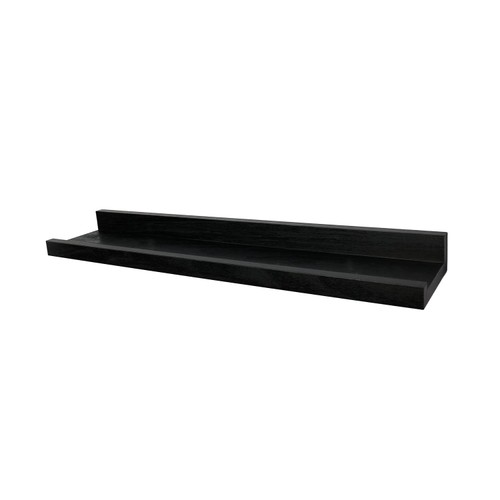 Morrisons 48cm Picture Shelf Black/White