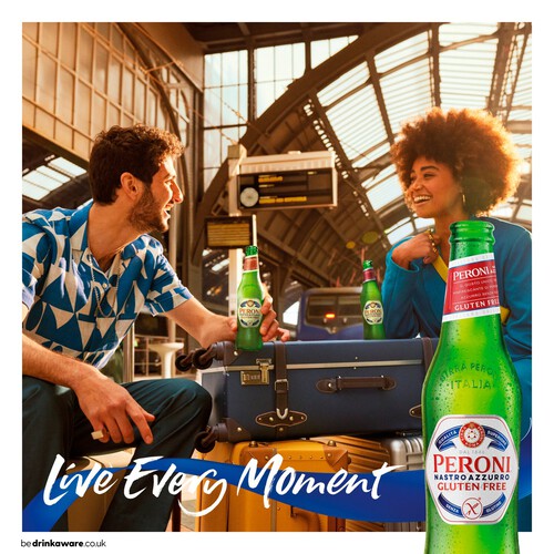 Peroni Nastro Azzurro Gluten Free Beer Lager Bottles