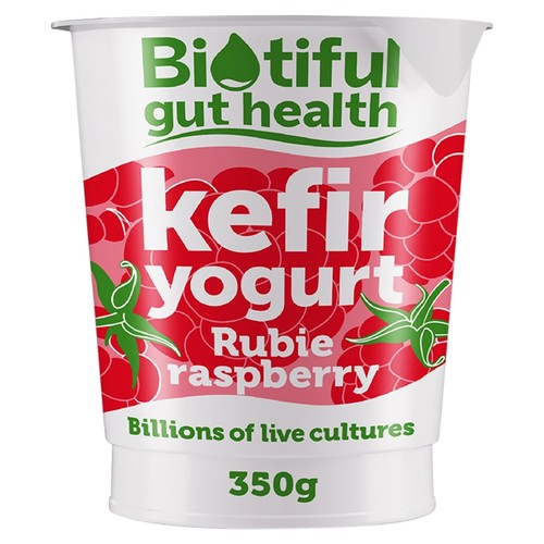 Biotiful Gut Health Kefir Yogurt Rubie Raspberry 350g