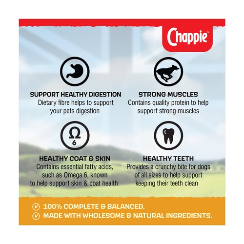 Chappie Complete Adult Dry Dog Food Chicken & Wholegrain Cereal