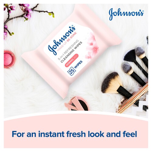 Johnson's Face Care Refreshing Face Wipes