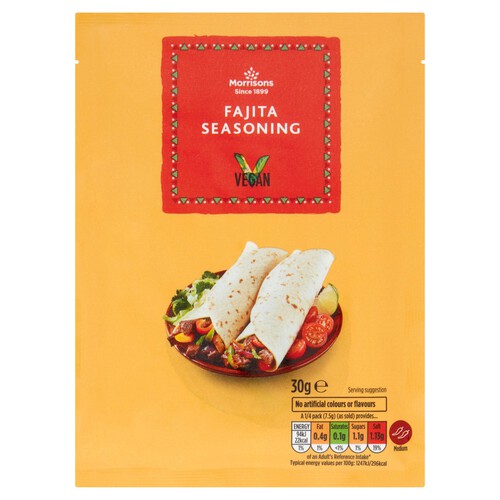 Morrisons Fajita Seasoning 