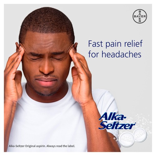 Alka-Seltzer Original Aspirin Pain Relief Soluble Tablets