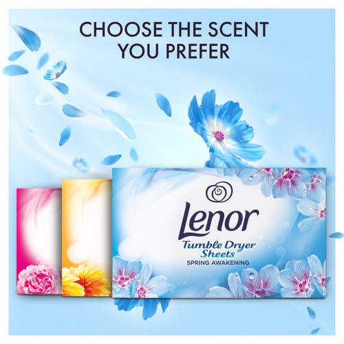 Lenor Spring Awakening Tumble Dryer Sheets 34 Washes