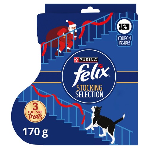 FELIX Cat Treats Christmas Stocking 170g