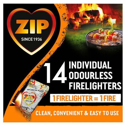 Zip Wrapped Firelighters