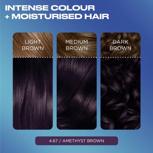 Clairol Nice'n Easy Bold Permanent Hair Dye 4.67 Amethyst Brown
