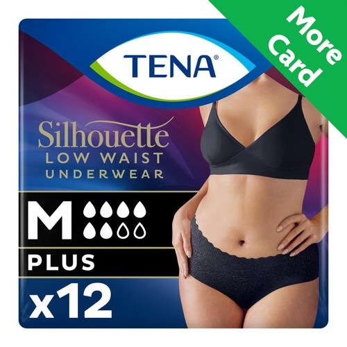 Tena Silhouette Incontinence Pants Black Medium 