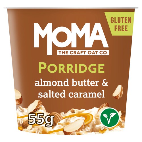 Moma Almond Butter & Salted Caramel Vegan Porridge Pot 