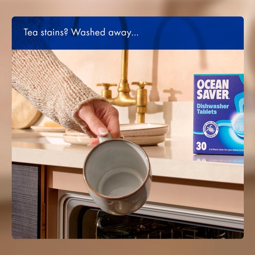 Oceansaver Plastic Free 30 Eco Dishwasher Tablets 420G