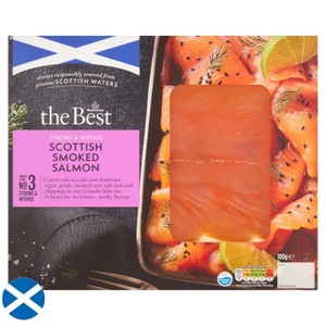 Morrisons The Best Strong & Intense Smoked Scottish Salmon    100g