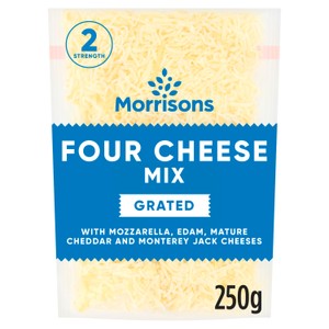 Morrisons Four Cheese Grated Mix 250G