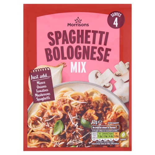 Morrisons bolognese sauce mix