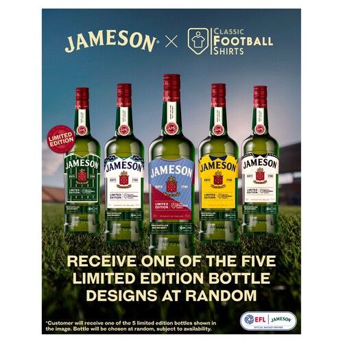 Jameson Triple Distilled Blended Irish Whiskey 70cl (EFL Limited Edition)