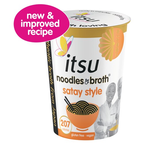 Itsu Satay Style Instant Noodles & Broth Pot 66g