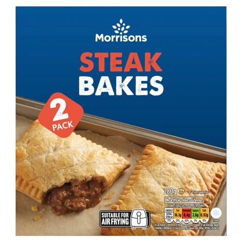 Morrisons 2 steak bakes