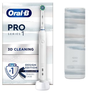 Oral B Pro 1 680 Striking Cross Action Black Electric Toothbrush