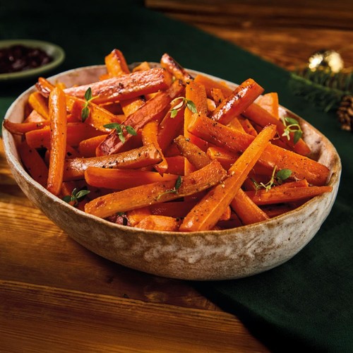 Morrisons The Best Seville Orange & Honey Glazed Carrot Wedges 400g