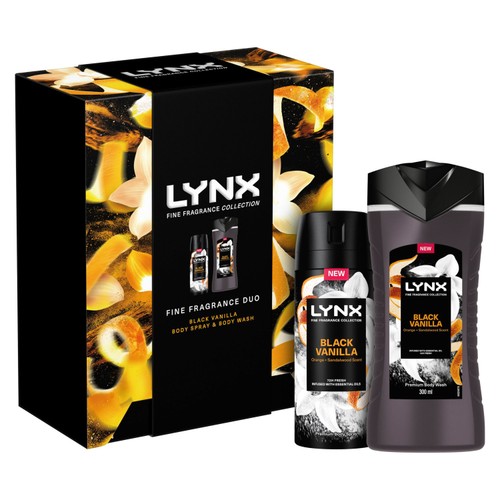 Lynx Fine Fragrance Black Vanilla Duo Gift Set - Morrisons Online
