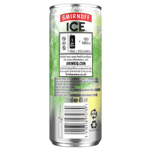Smirnoff Ice Apple 250ml