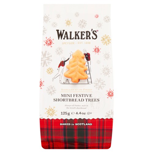 Walker's Mini Festive Shortbread Trees 