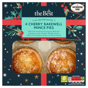 Morrisons The Best Cherry Bakewell Mince Pies 4 Pack