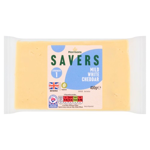 Morrisons Savers Mild White Cheddar