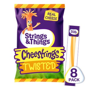Strings & Things Cheestrings Cheese Snack 8 x 20g
