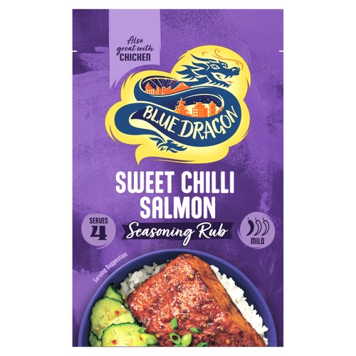 Blue Dragon Sweet Chilli Salmon Seasoning Rub 25g