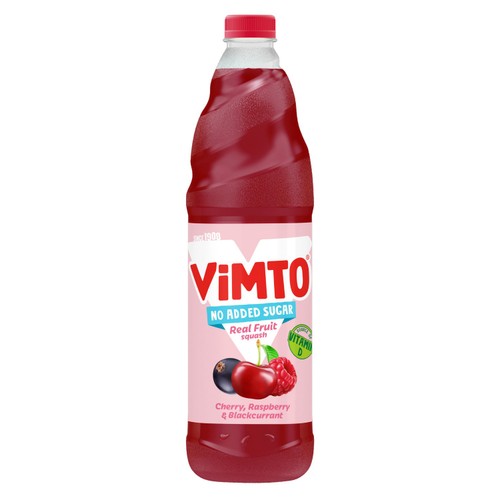 Vimto Cherry, Raspberry & Blackcurrant Real Fruit Squash 1L